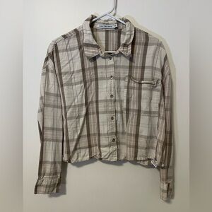 Calvin Klein Plaid Button-Up Shirt